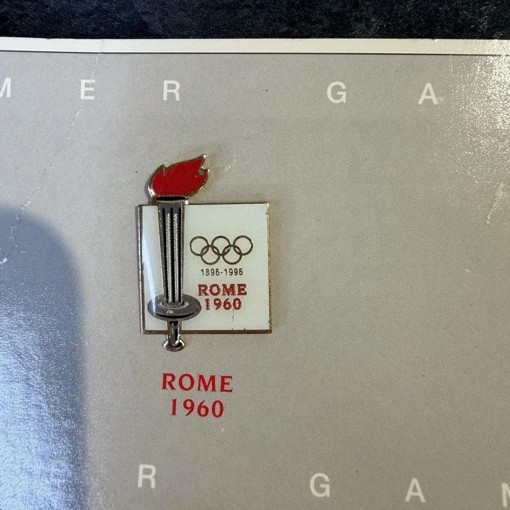 Commemorative Enameled Summer & Winter Olympic Games Pins 6 Pieces Issued 1996